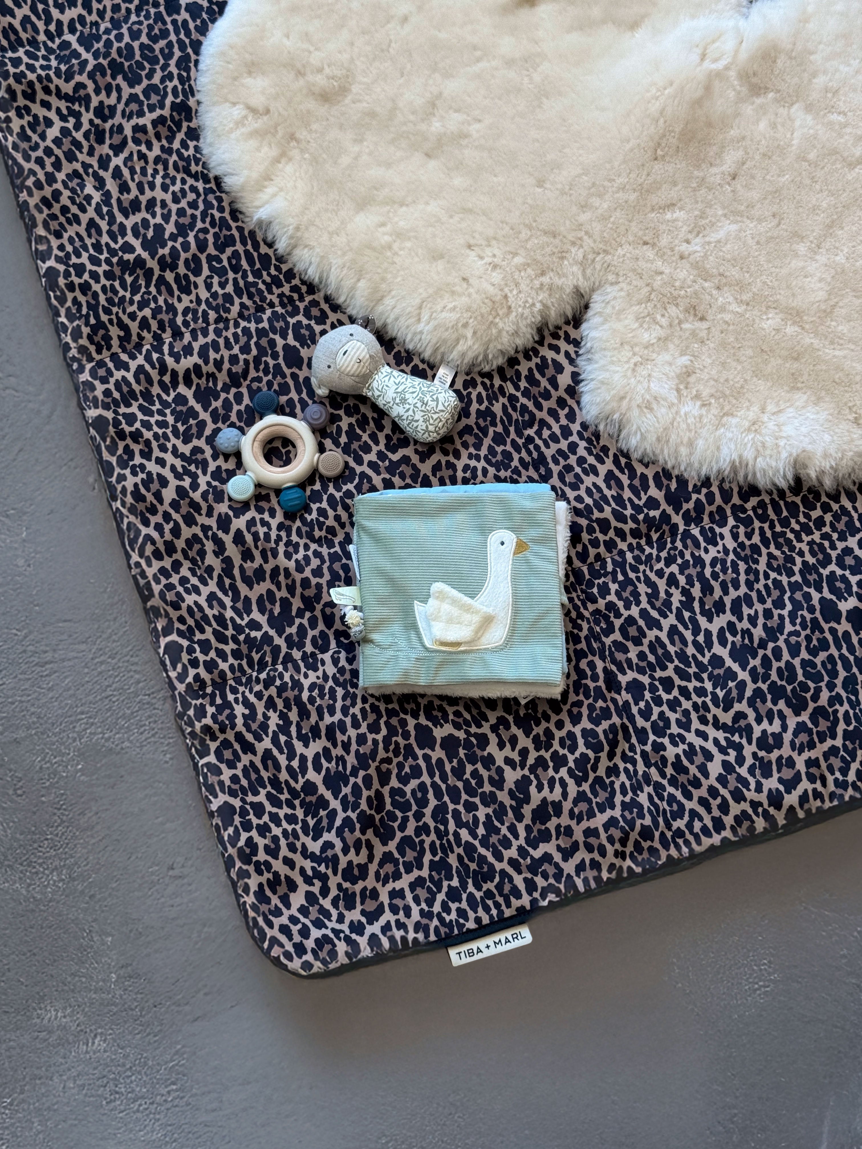T+M Large Play mat / Picnic Blanket Leopard Print