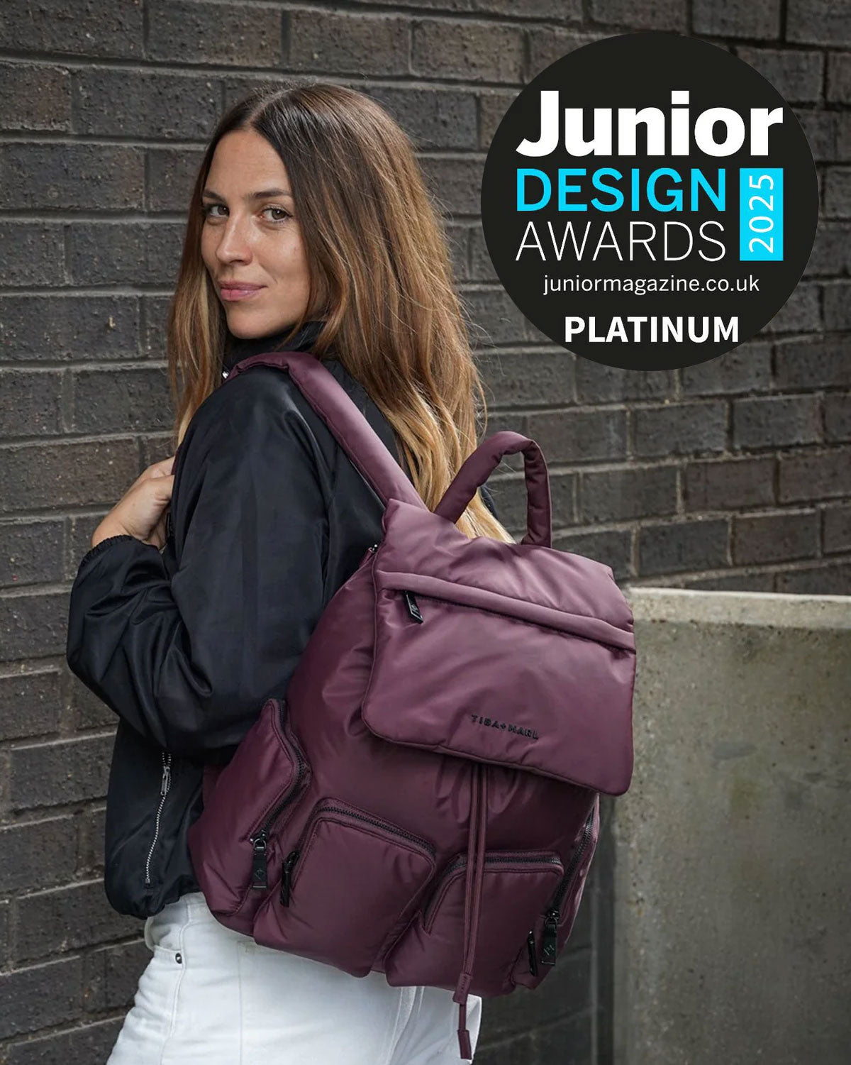 Alto Changing Backpack Burgundy