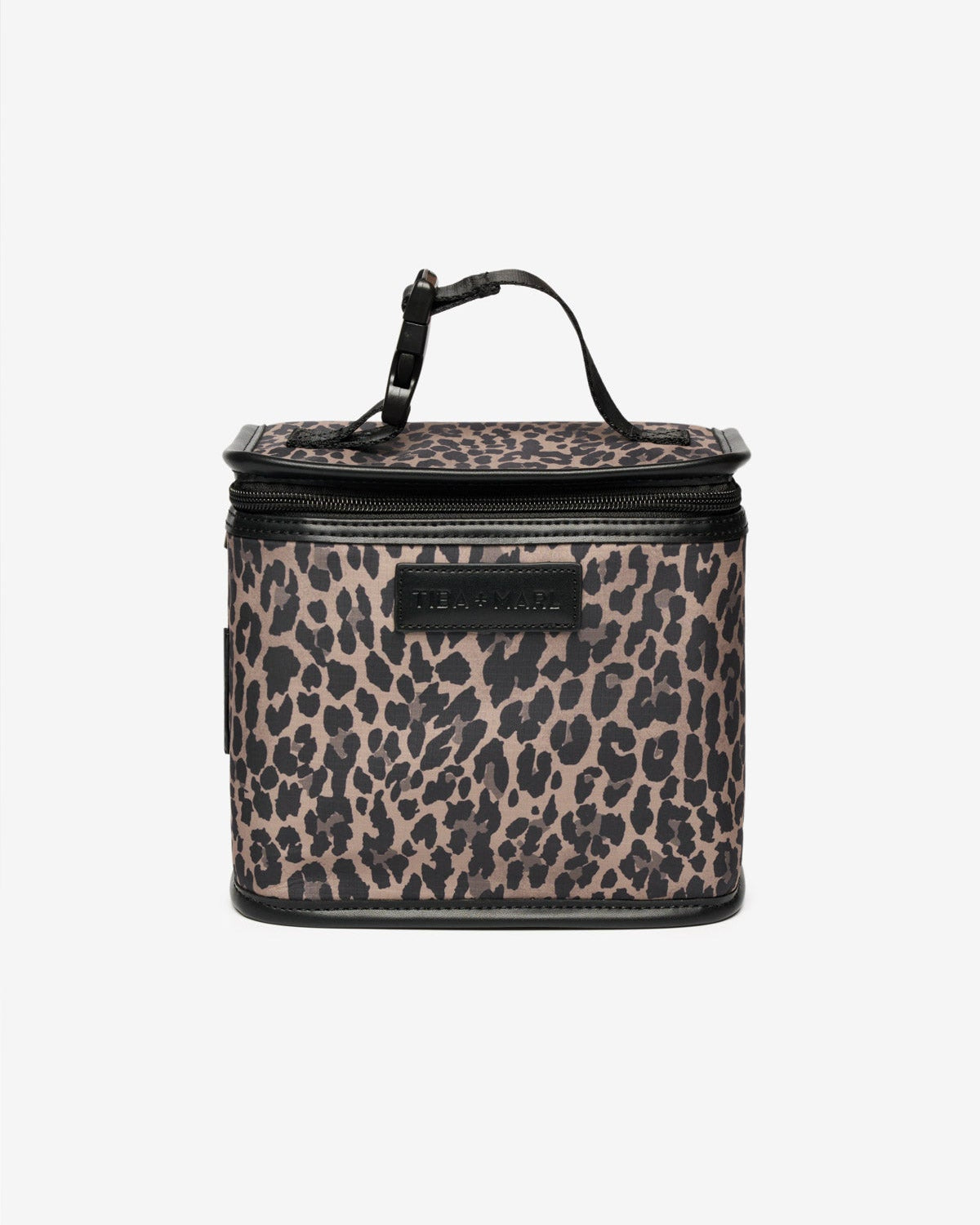 Arlo Lunch Bag / Snack Pack Brown Tonal Leopard Print