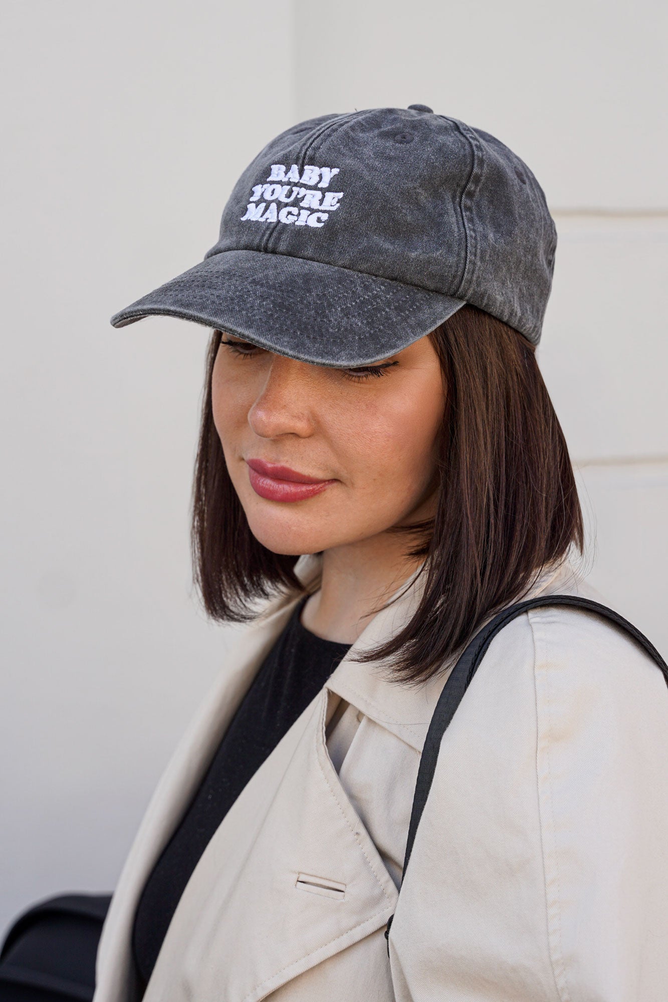 T+M x MERE SOEUR 6-PANEL CAP 'BYM' BLACK