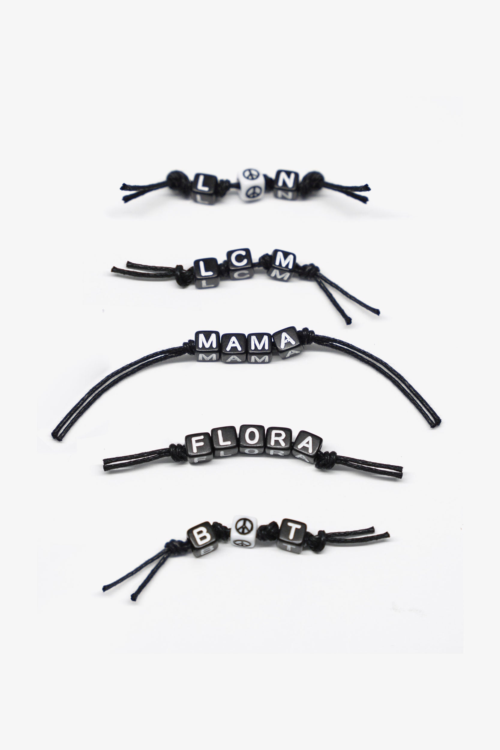 T+M x Stripe+Beat Personalised Carabiner Bag Charm Burgundy Bandana