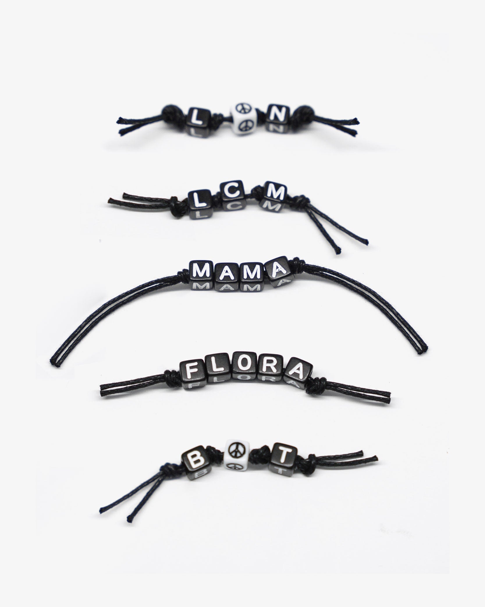 T+M x Stripe+Beat Personalised Carabiner Bag Charm Burgundy Bandana