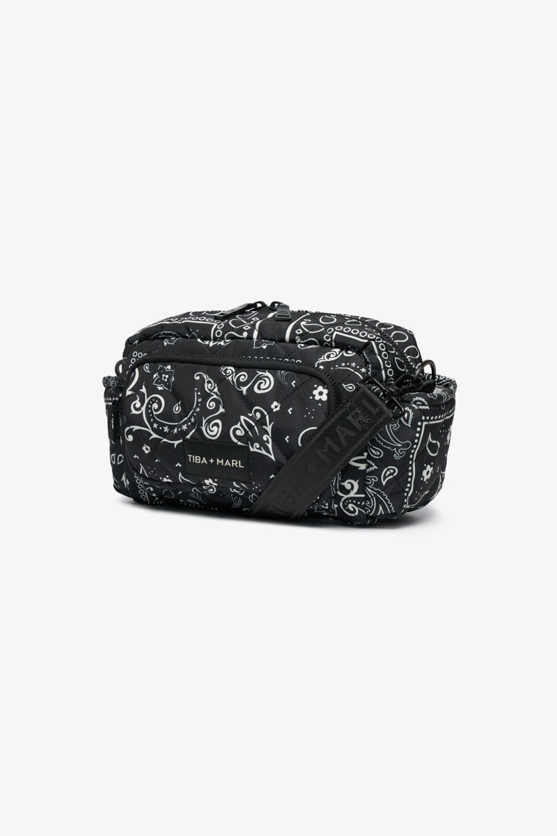 Inka Buggy Organiser Black Bandana Print
