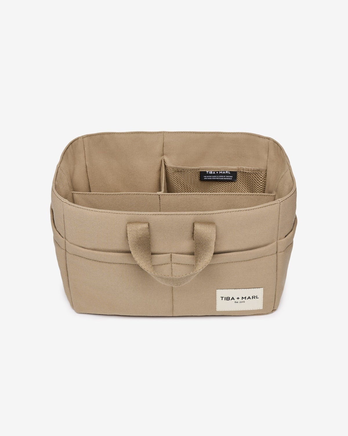 T+M Canvas Organiser Caddy / Pocket Tote Insert Desert