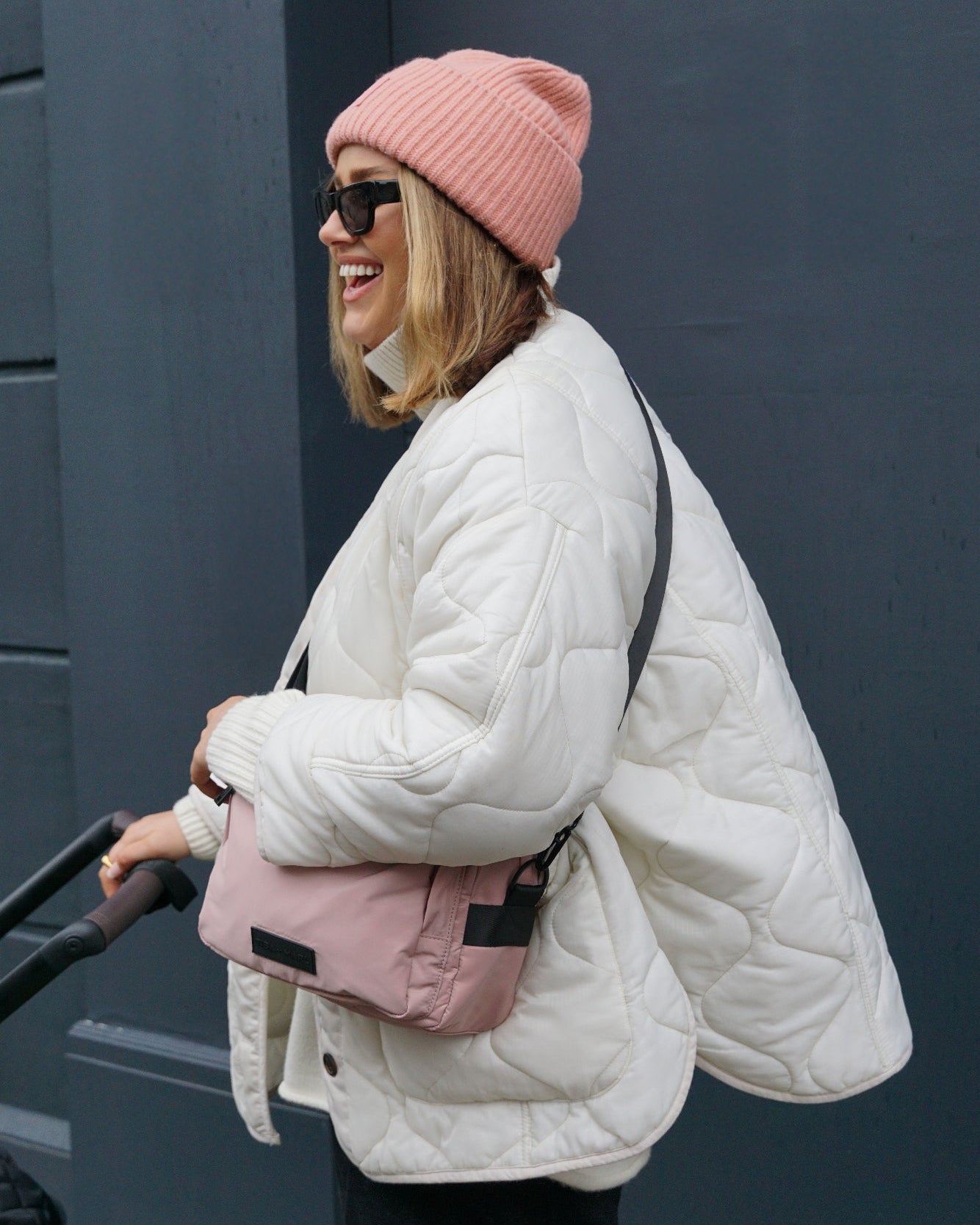 Hiro Buggy Organiser / Changing Bag Pink