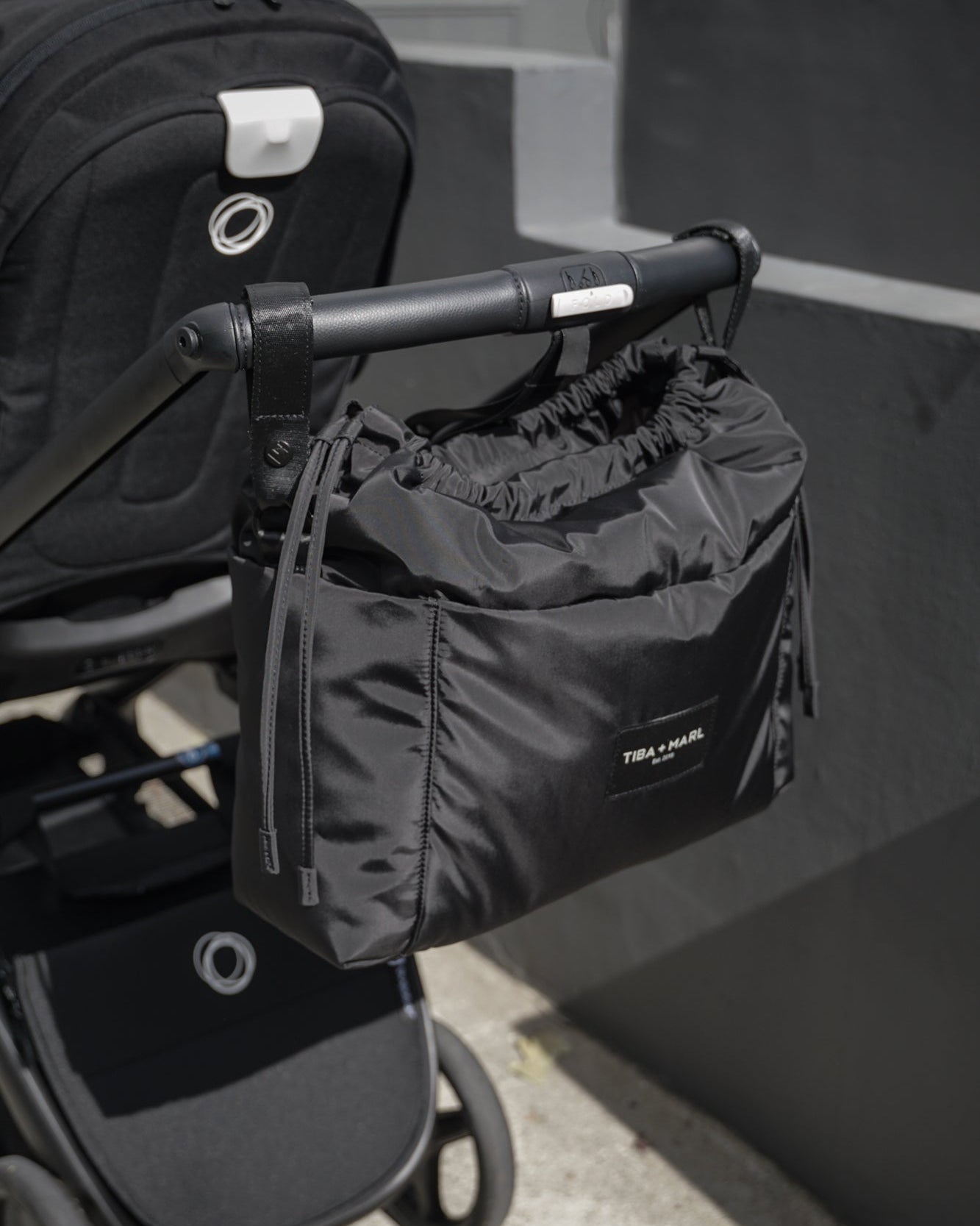 PRE-ORDER Luna Drawstring Changing Tote Black