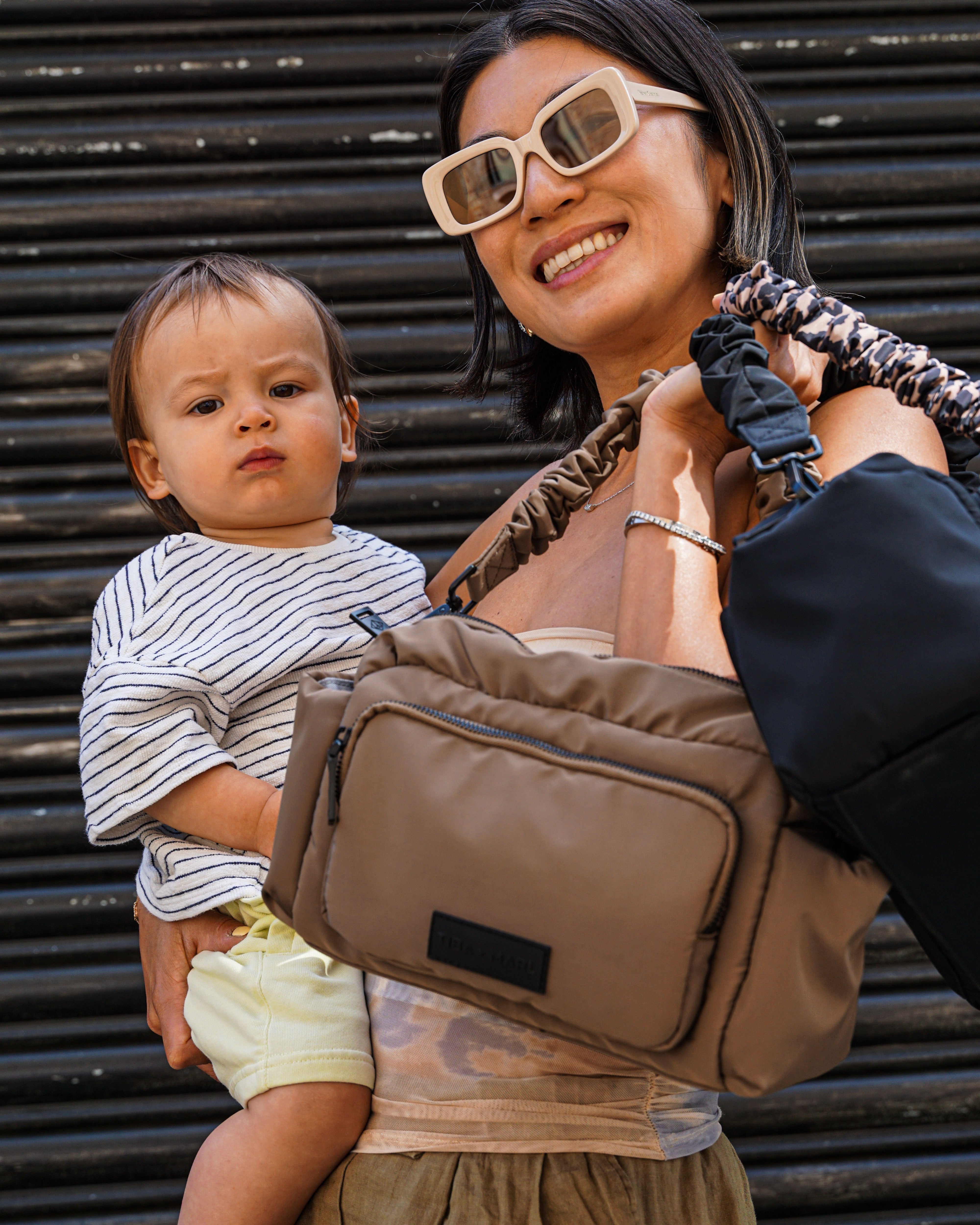T+M Scrunchie Shoulder Strap Mocha