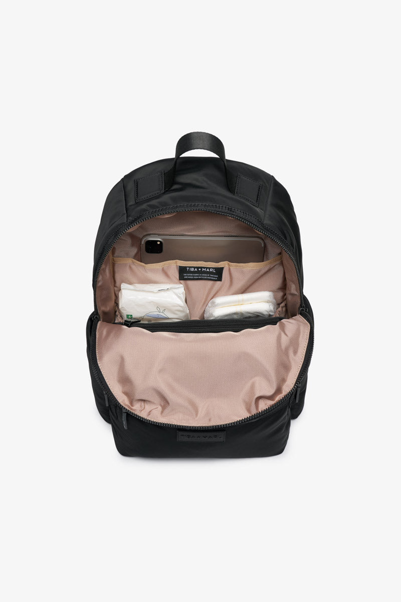 T+M x Selfridges Elwood 2.0 Changing Backpack Black