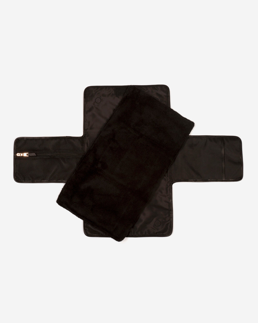 Etta Changing Clutch Brown Modern Floral Print