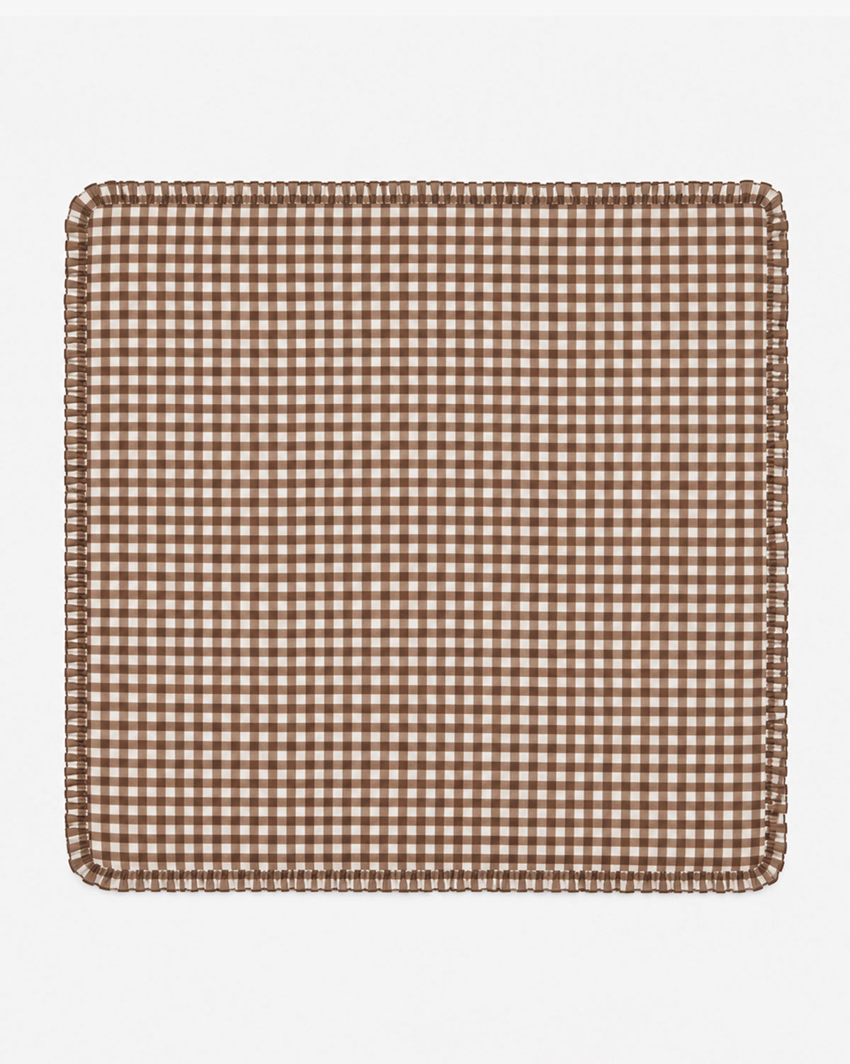 T+M 100% Organic Muslin Square Gingham Print