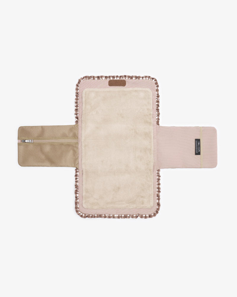Etta Changing Clutch Brown Gingham