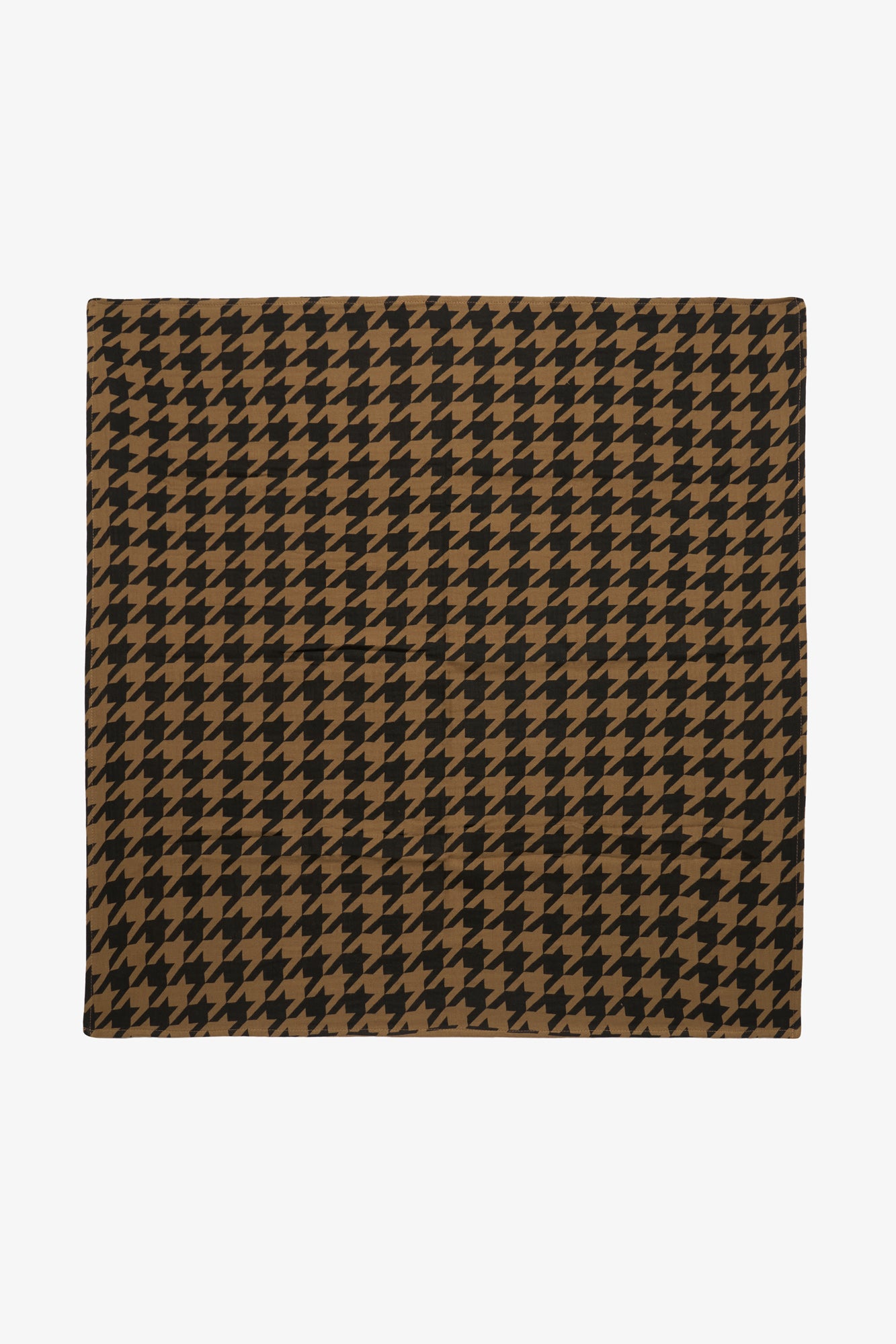 T+M 100% Organic Muslin Square Houndstooth Print