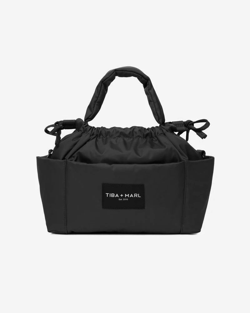 Mini Luna Drawstring Stroller Bag Black