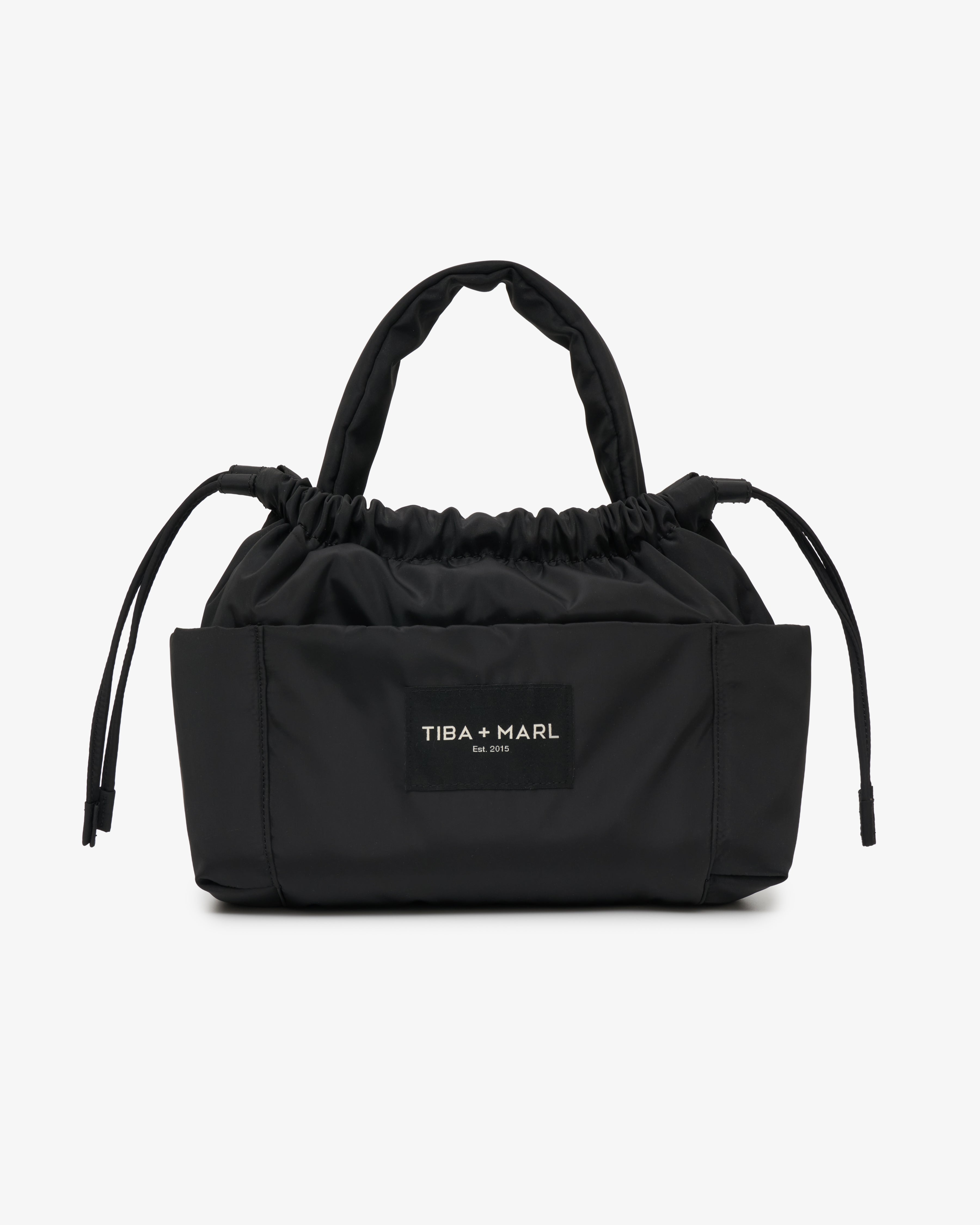 Mini Luna Drawstring Stroller Bag Black
