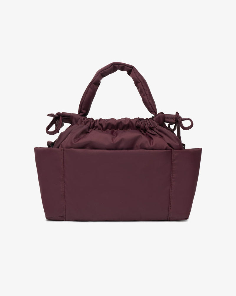 Mini Luna Drawstring Stroller Bag Burgundy