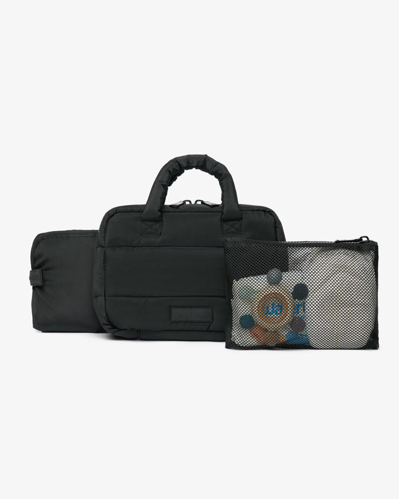 T+M Puffy Micro Changing Grab Bag Black