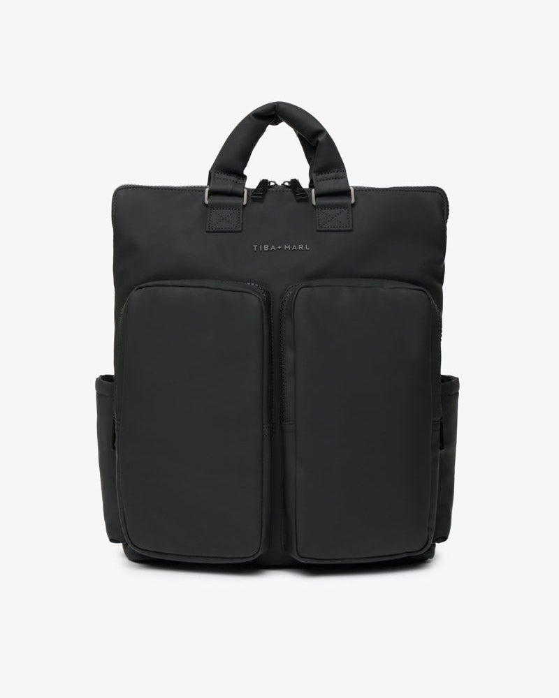 Ozzy Changing Tote / Backpack 2.0 Matte Black