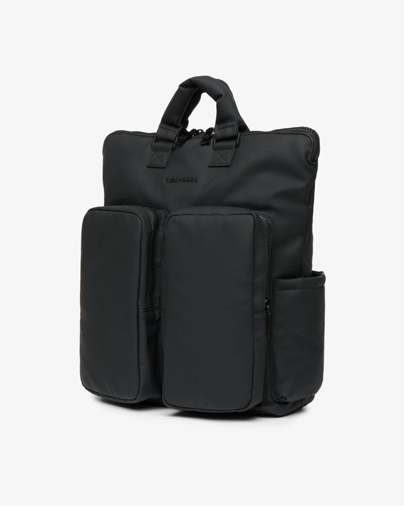 Ozzy Changing Tote / Backpack 2.0 Matte Black