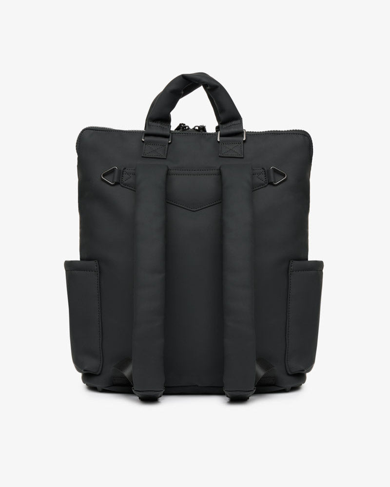 Ozzy Changing Tote / Backpack 2.0 Matte Black