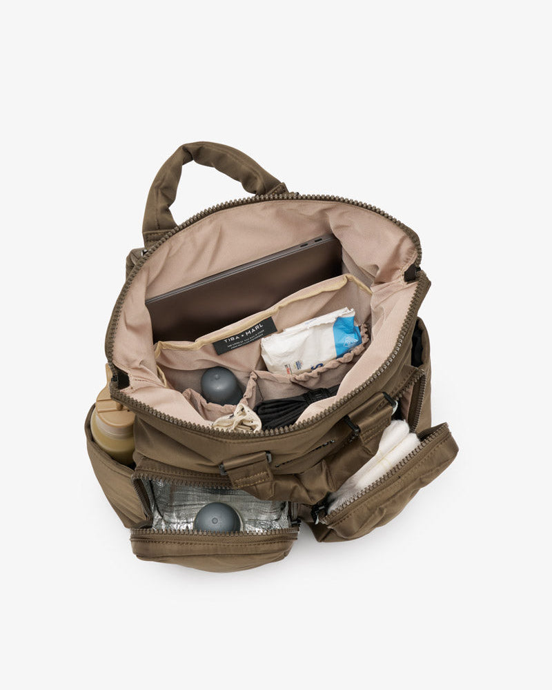 Ozzy Changing Tote / Backpack 2.0 Chocolate