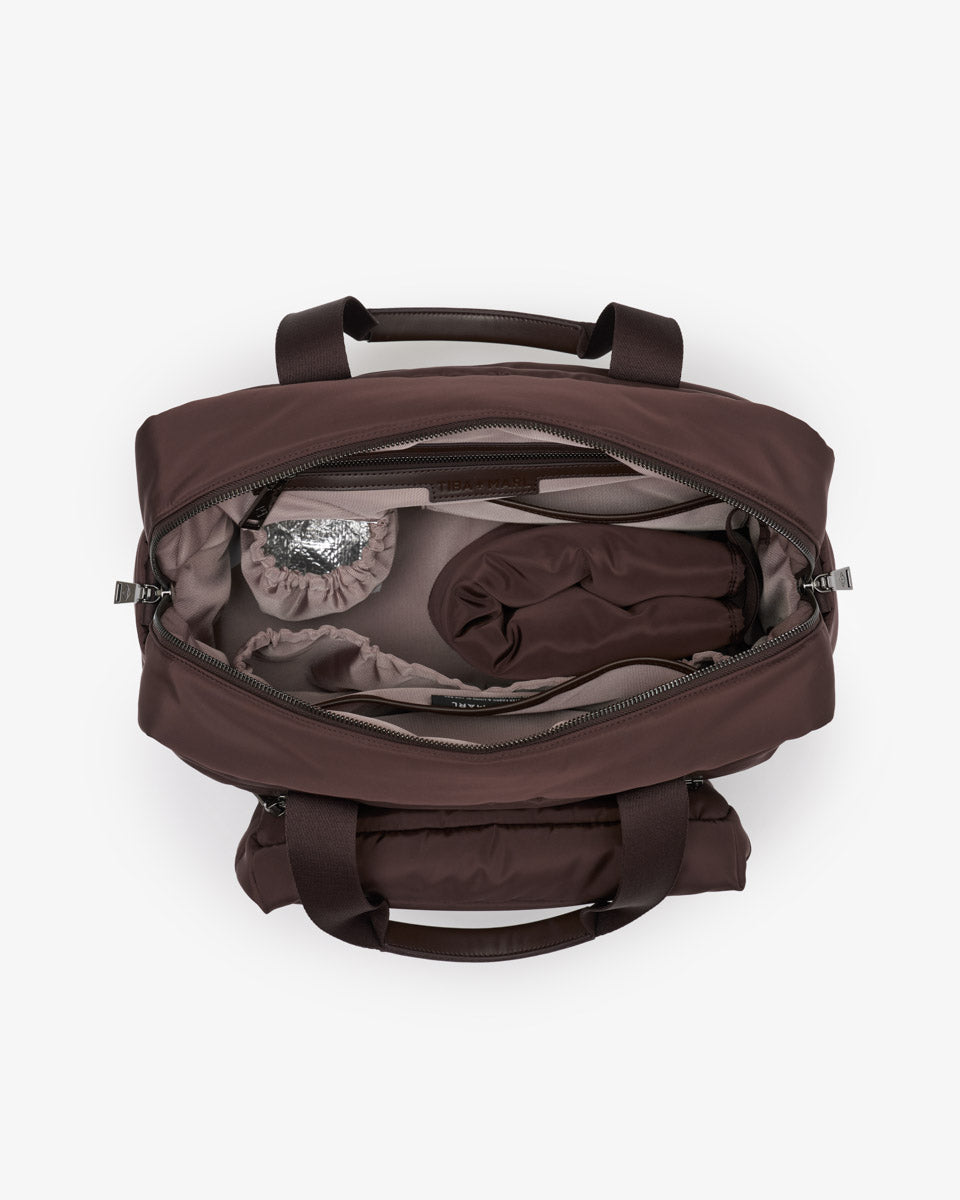 Phoenix 2.0 Holdall Changing Bag Chocolate
