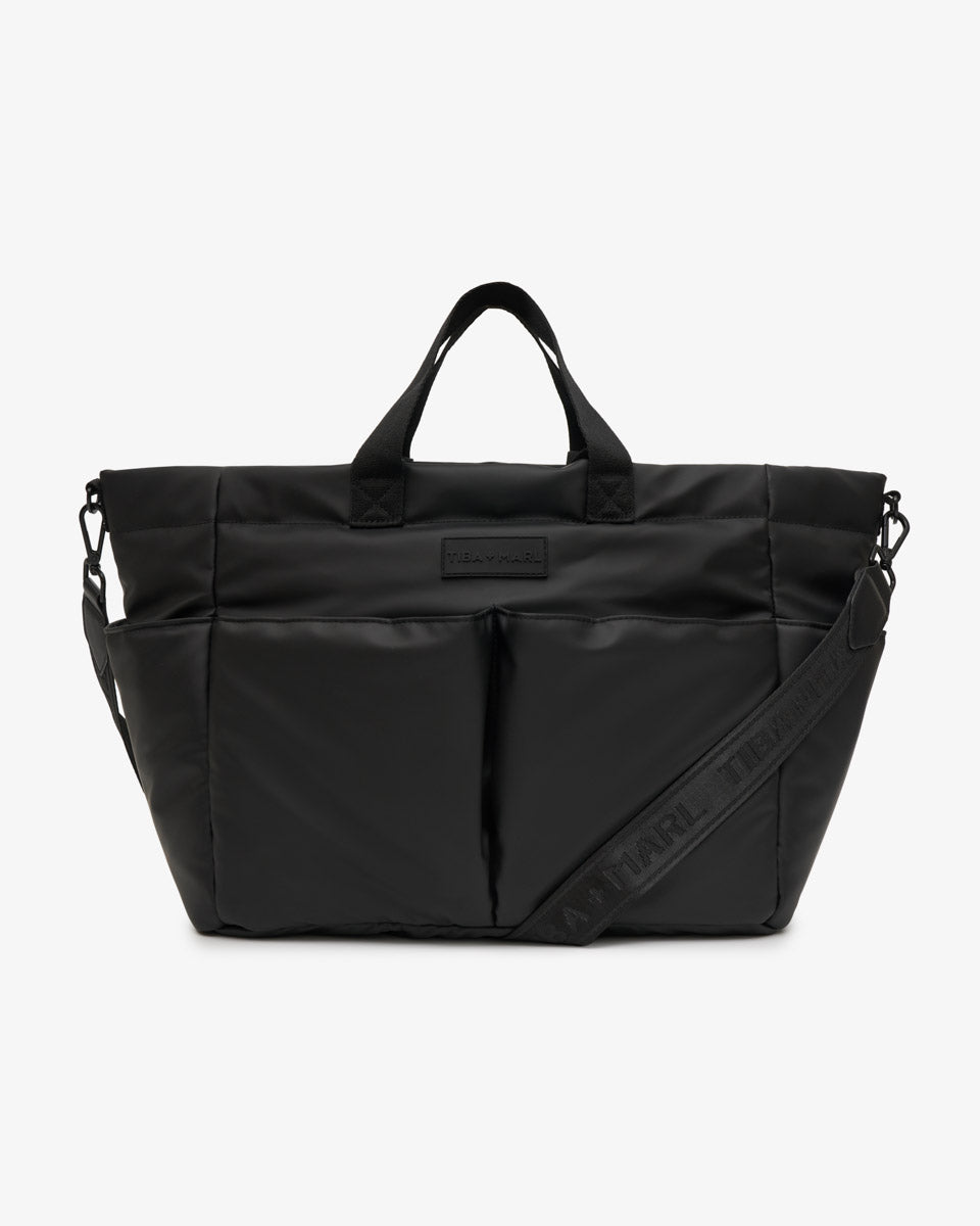 T+M Canvas Pocket Tote Matte Black