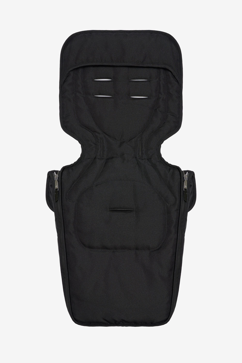 Universal Buggy Footmuff Black Quilted