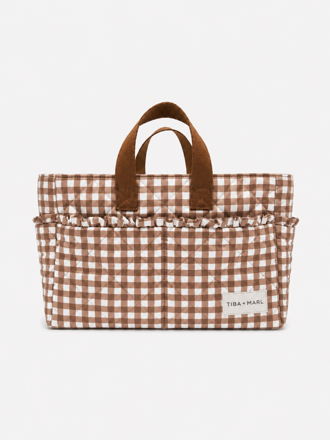 T+M Organiser Caddy / Pocket Tote Insert Gingham