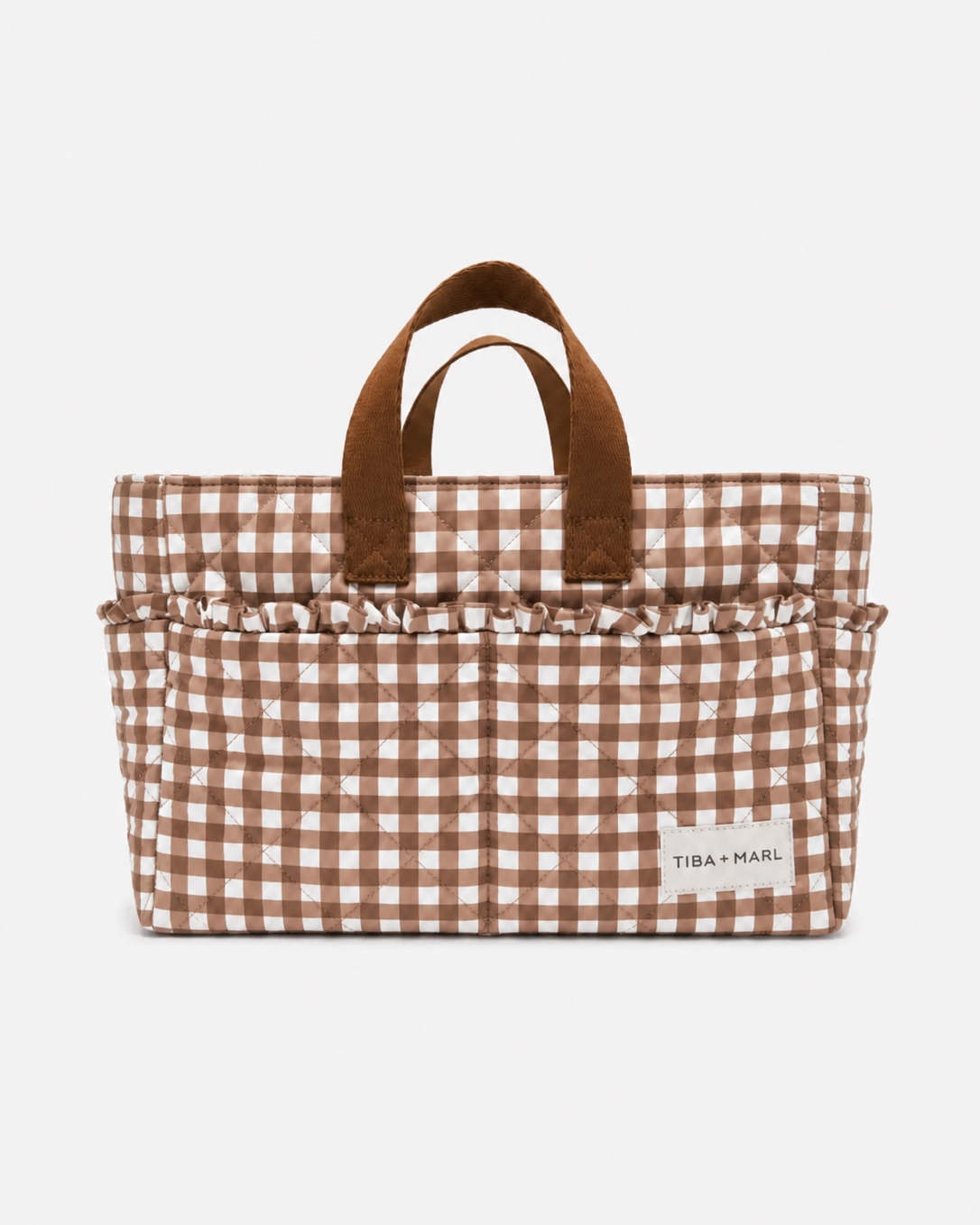 T+M Organiser Caddy / Pocket Tote Insert Gingham PRE-ORDER