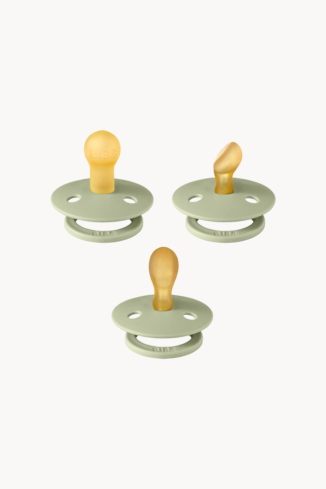 BIBS Pacifiers Try-it Colour 3 PACK Sage