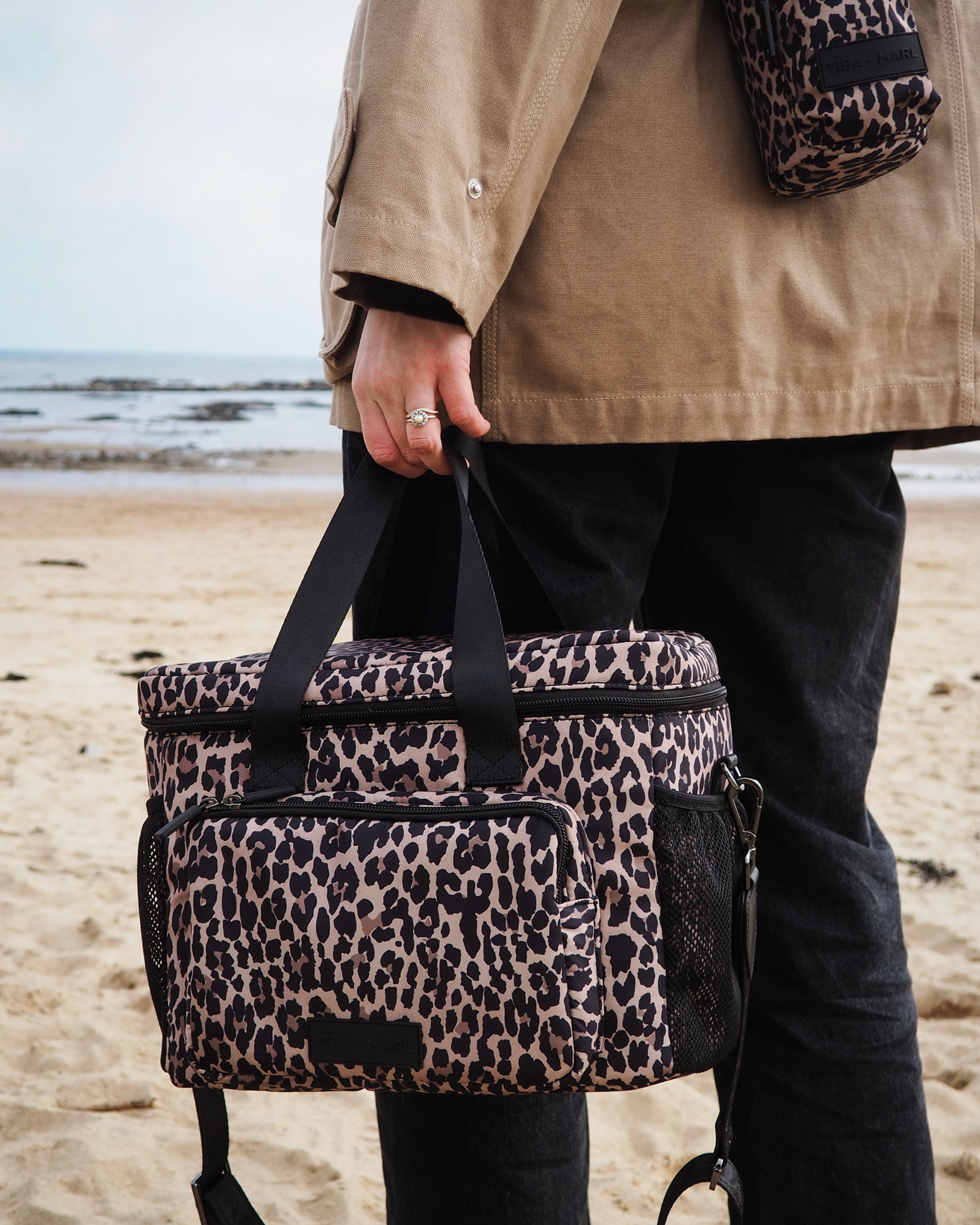 T+M Travel X-Body Family Picnic / Cool Bag Leopard Print