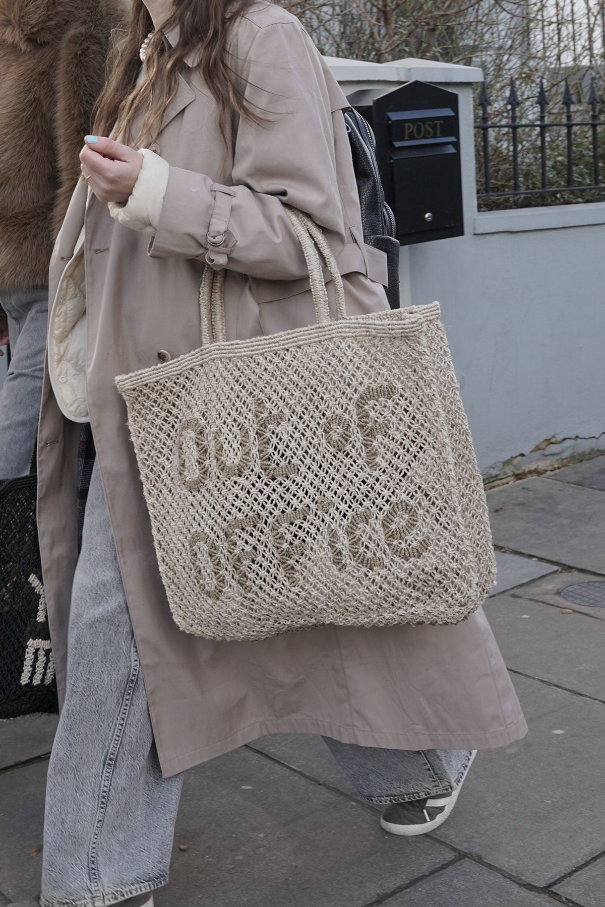 TIBA + MARL x The Jacksons Jute Tote 'Out Of Office'