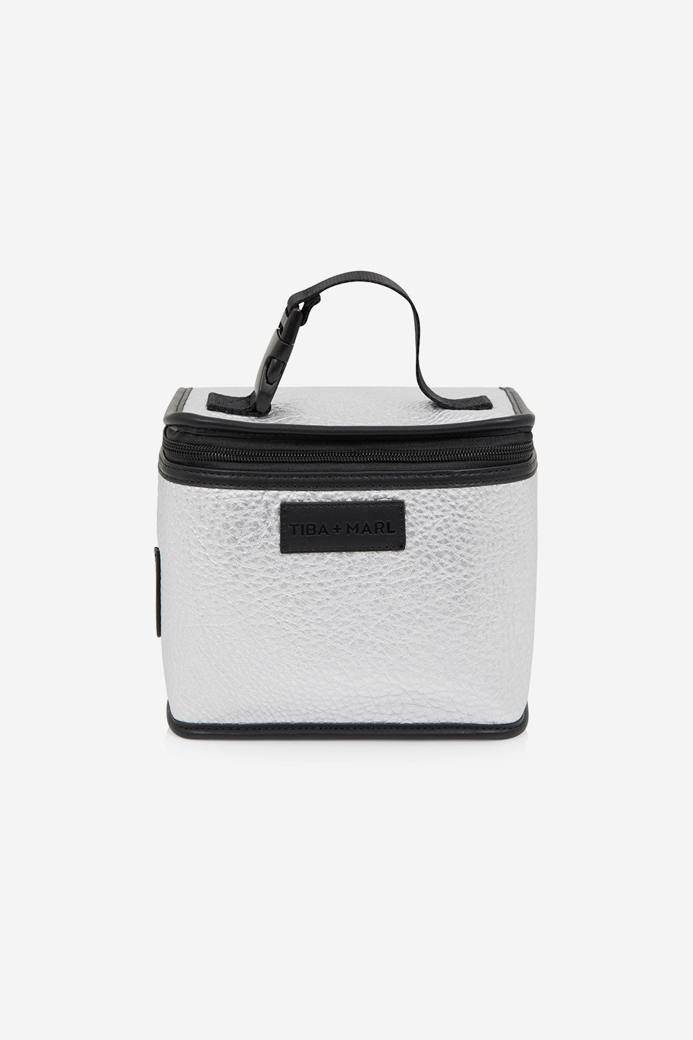 Silver lunch bag on sale