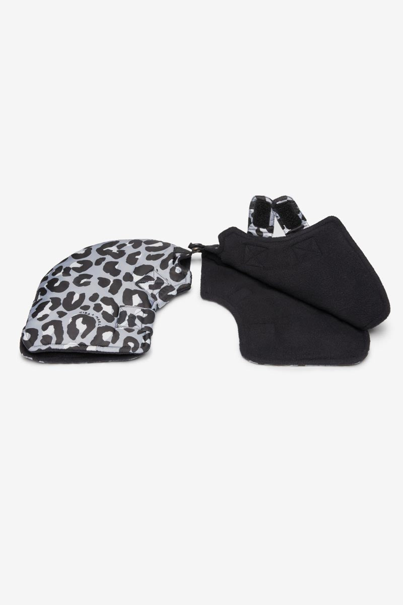 T+M Eco Kids Scooter Mitts Mono Leopard Print