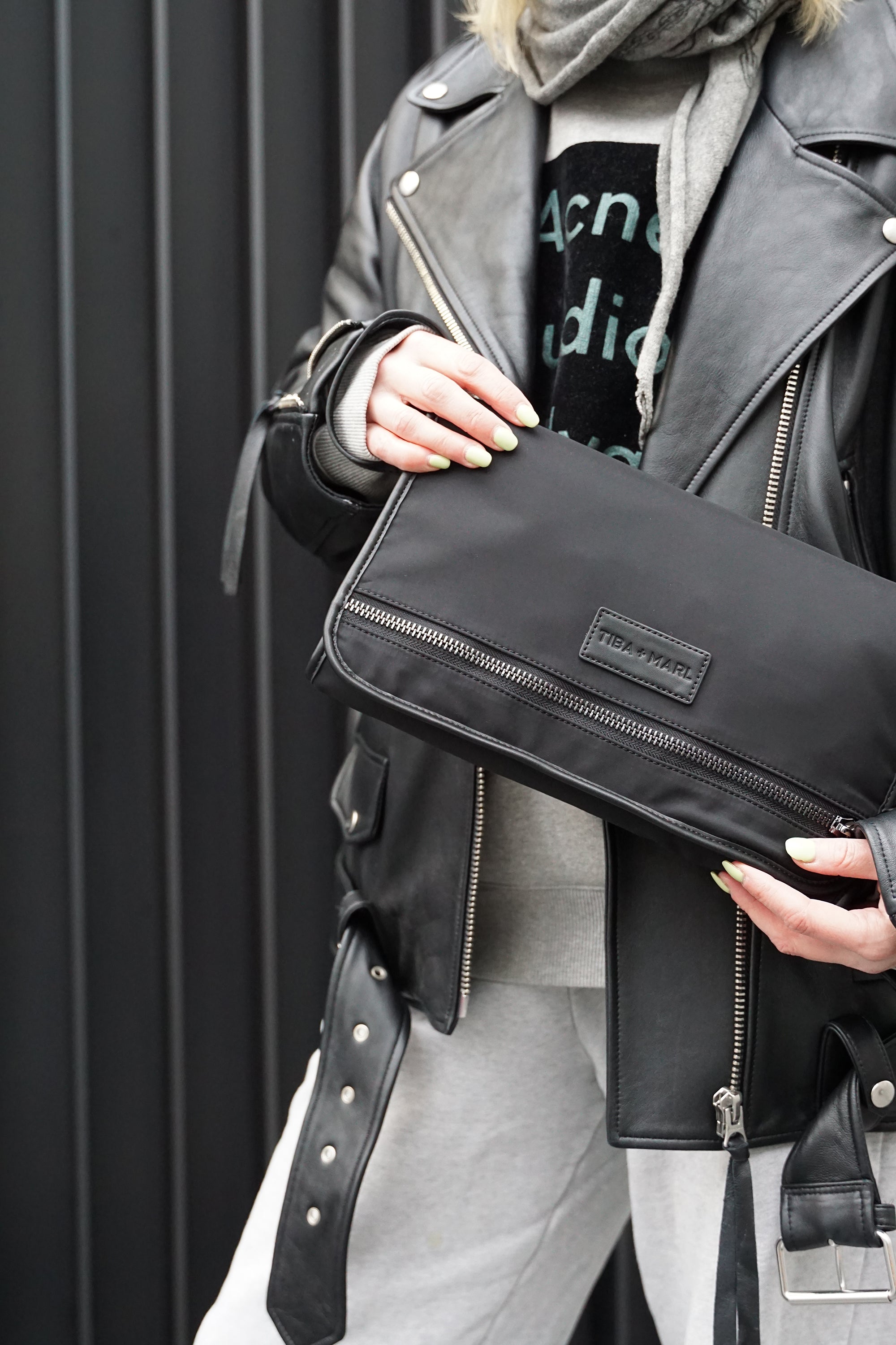 T+M x Selfridges Eco Etta Changing Clutch Black