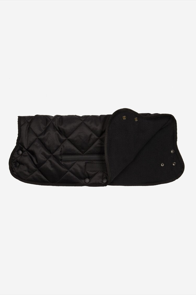 Universal Buggy Handmuff Black Quilted
