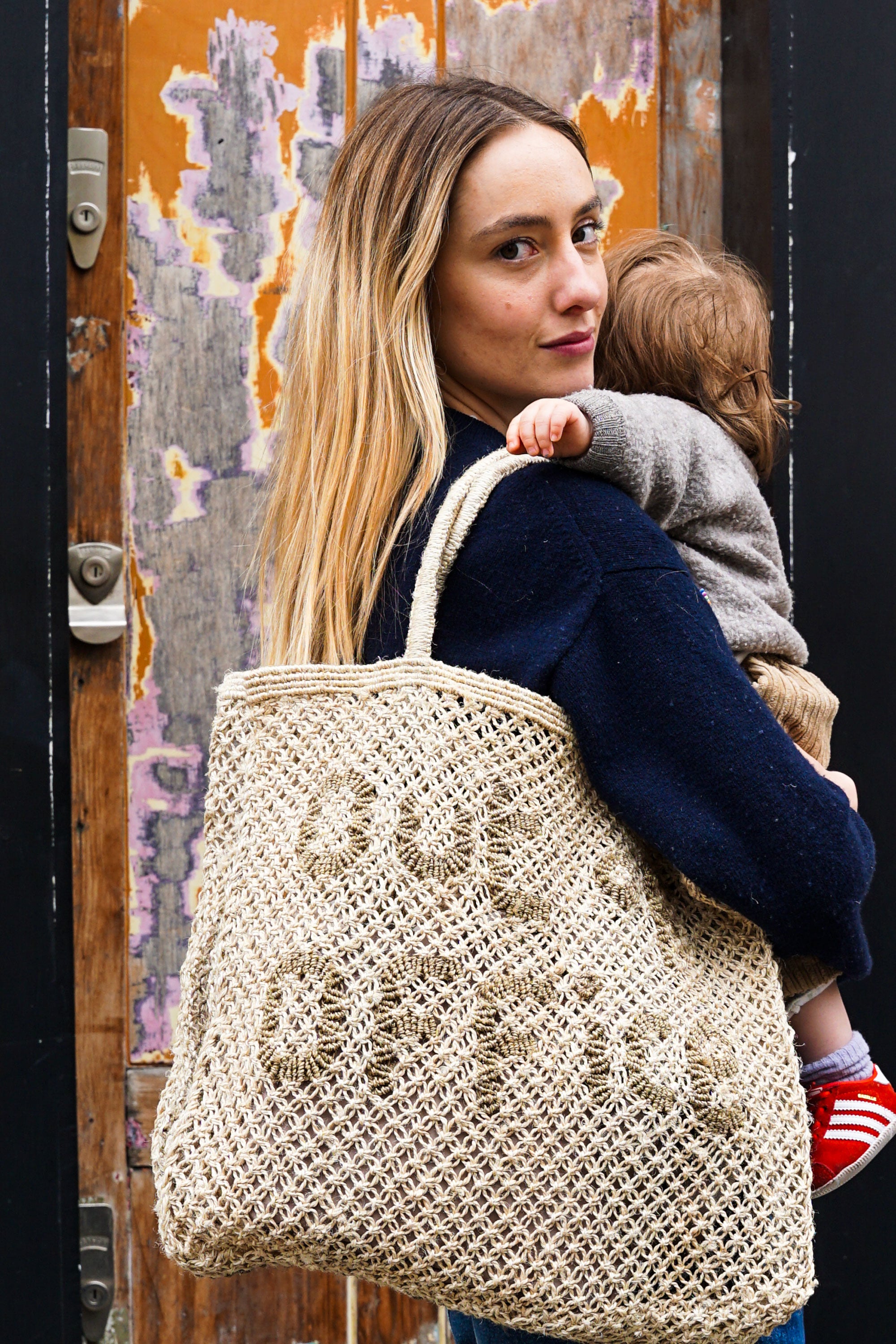 The Jacksons Jute Tote Out Of Office Tiba Marl