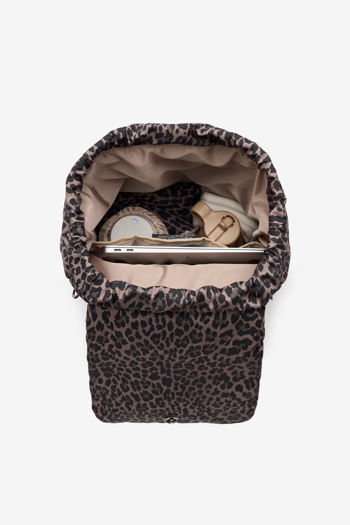 Alto Changing Backpack Brown Tonal Leopard