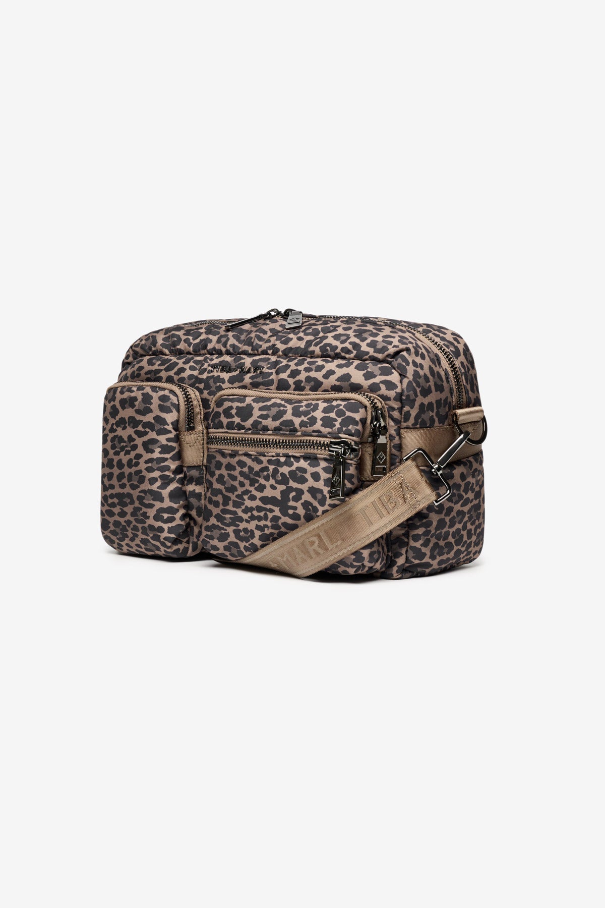 Axel Buggy Organiser / Changing Bag Brown Tonal Leopard