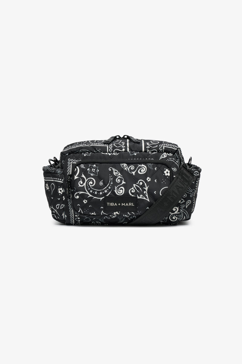 Inka Buggy Organiser Black Bandana Print