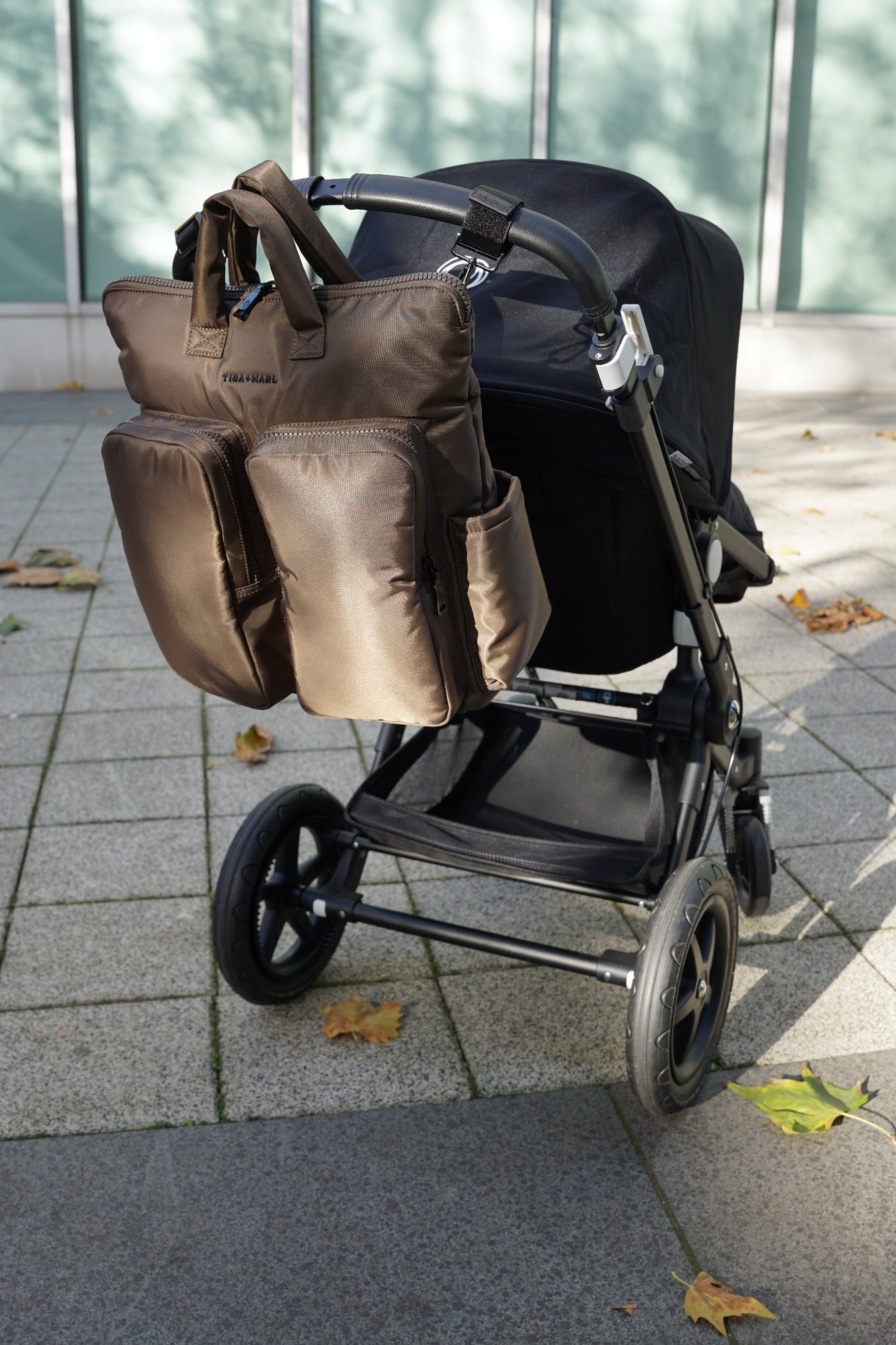 Ozzy Changing Tote / Backpack Chocolate Nylon