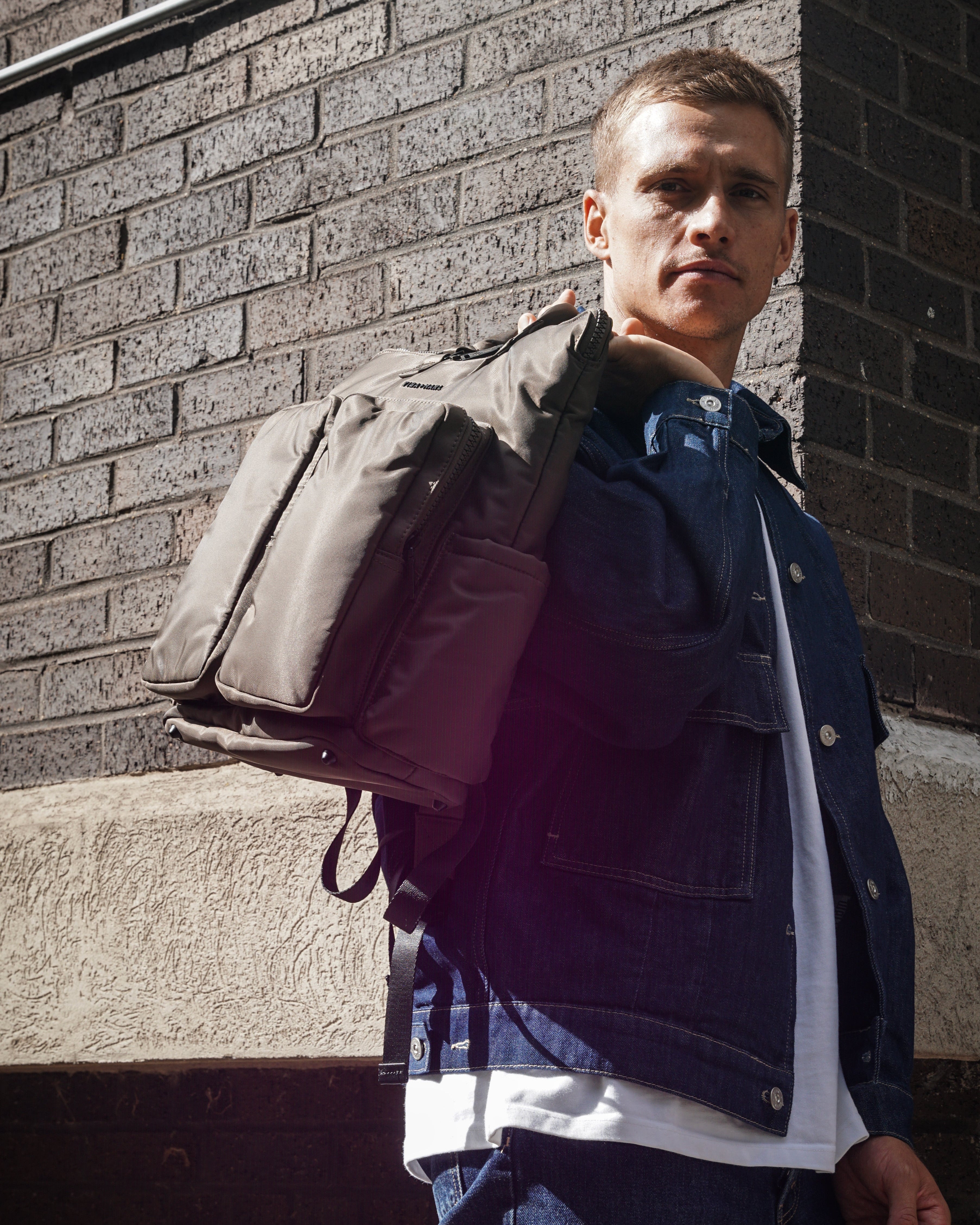 Ozzy Changing Tote / Backpack 2.0 Chocolate - Tiba + Marl