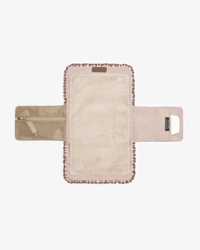 Etta Changing Clutch Brown Gingham