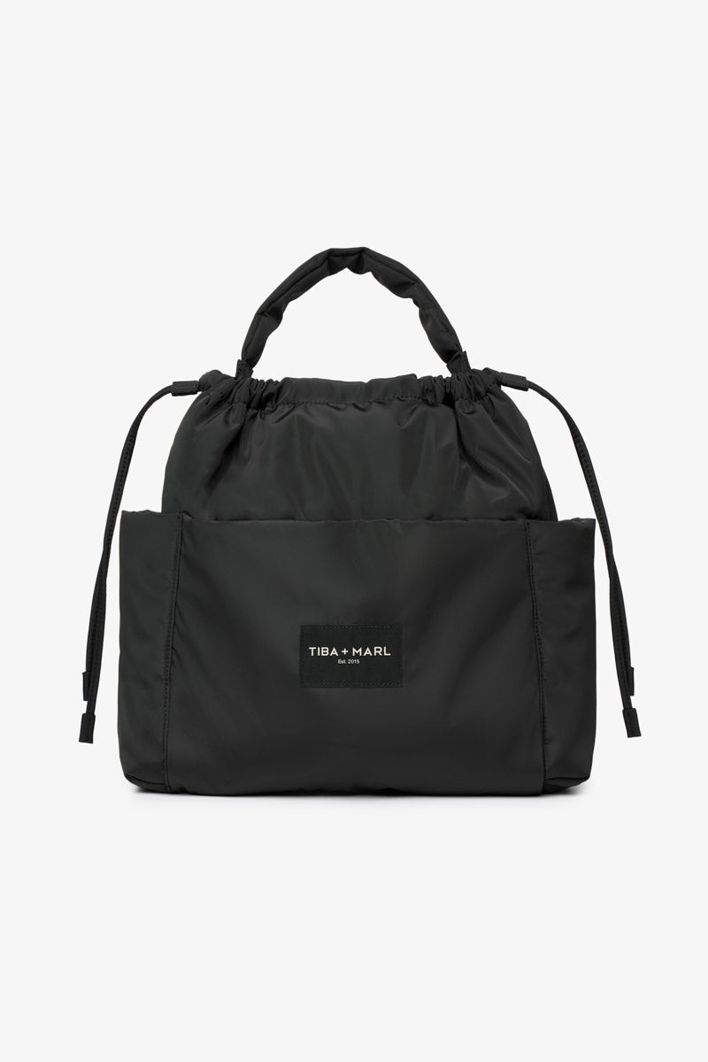LARGE LUNA DRAWSTRING STROLLER BAG BLACK