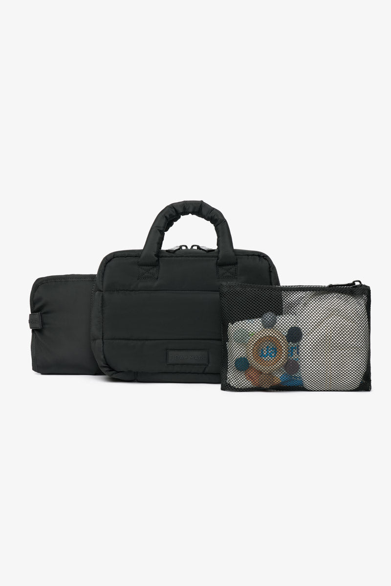 T+M Puffy Micro Changing Grab Bag Black