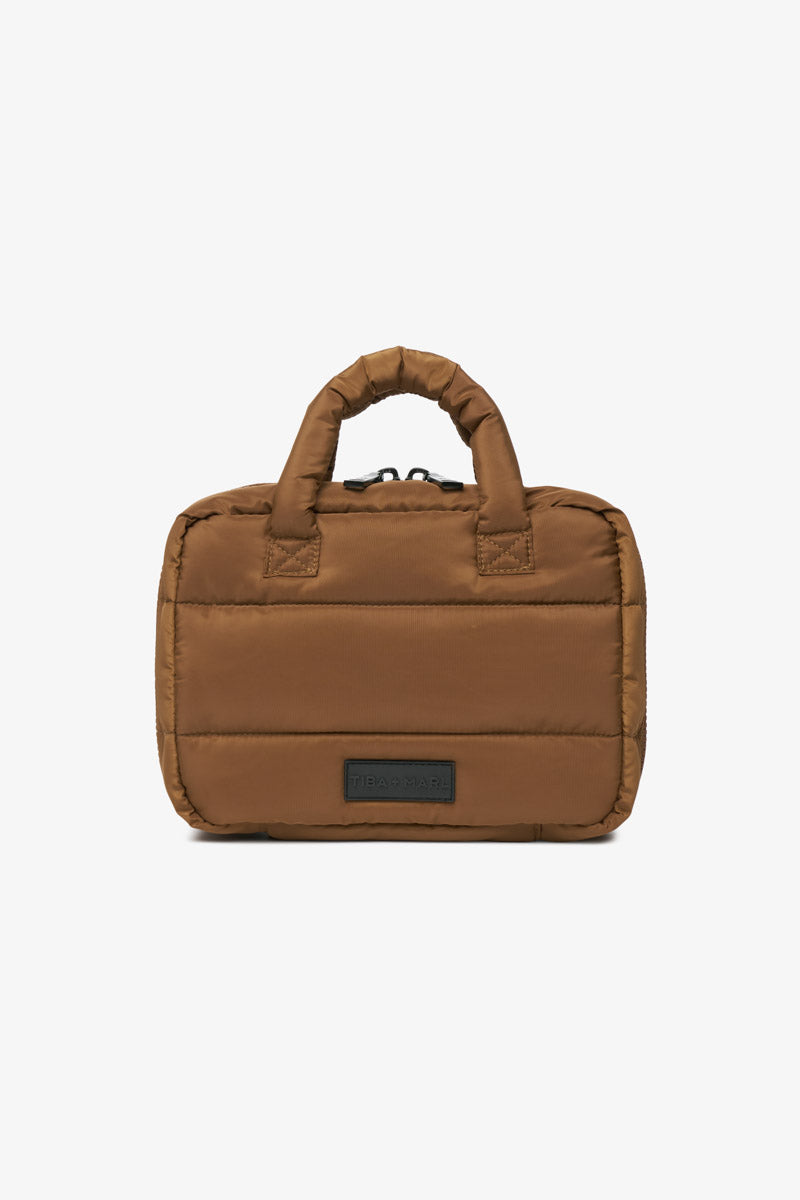 T+M Puffy Micro Changing Grab Bag Coffee