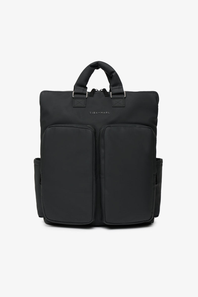 Ozzy Changing Tote / Backpack 2.0 Matte Black
