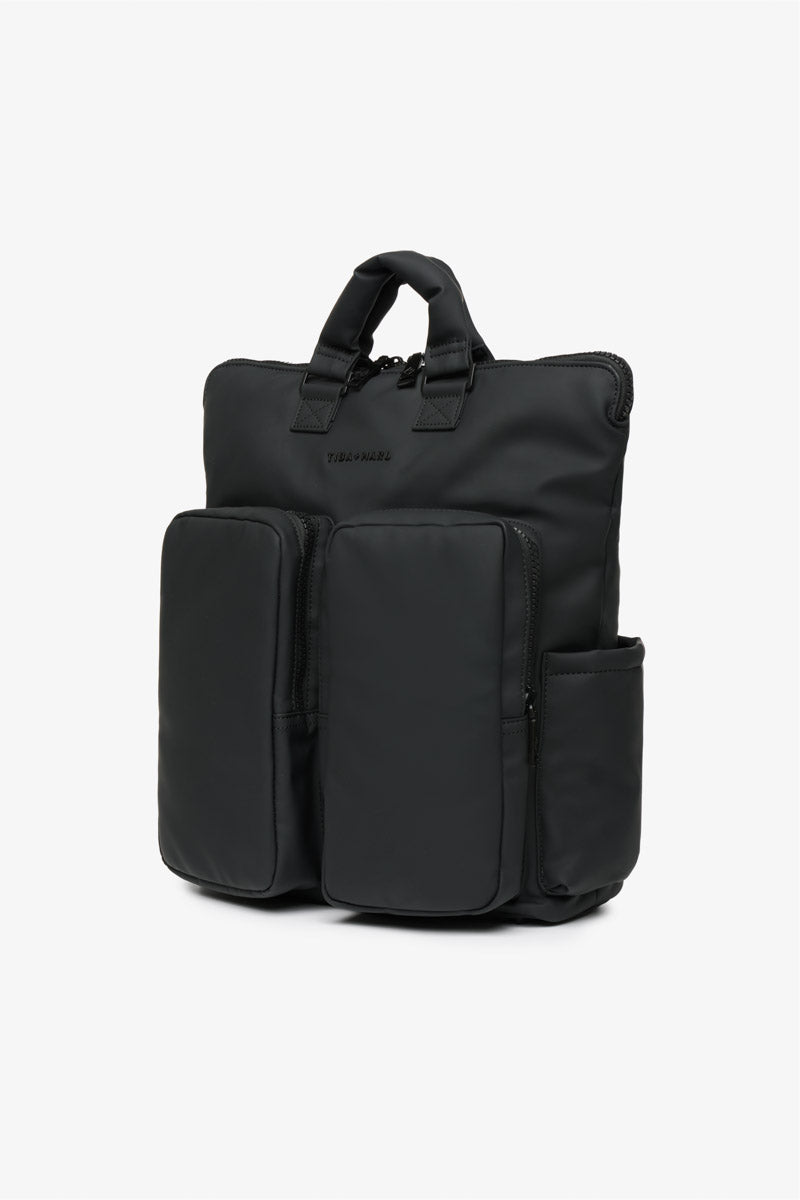 Ozzy Changing Tote / Backpack 2.0 Matte Black