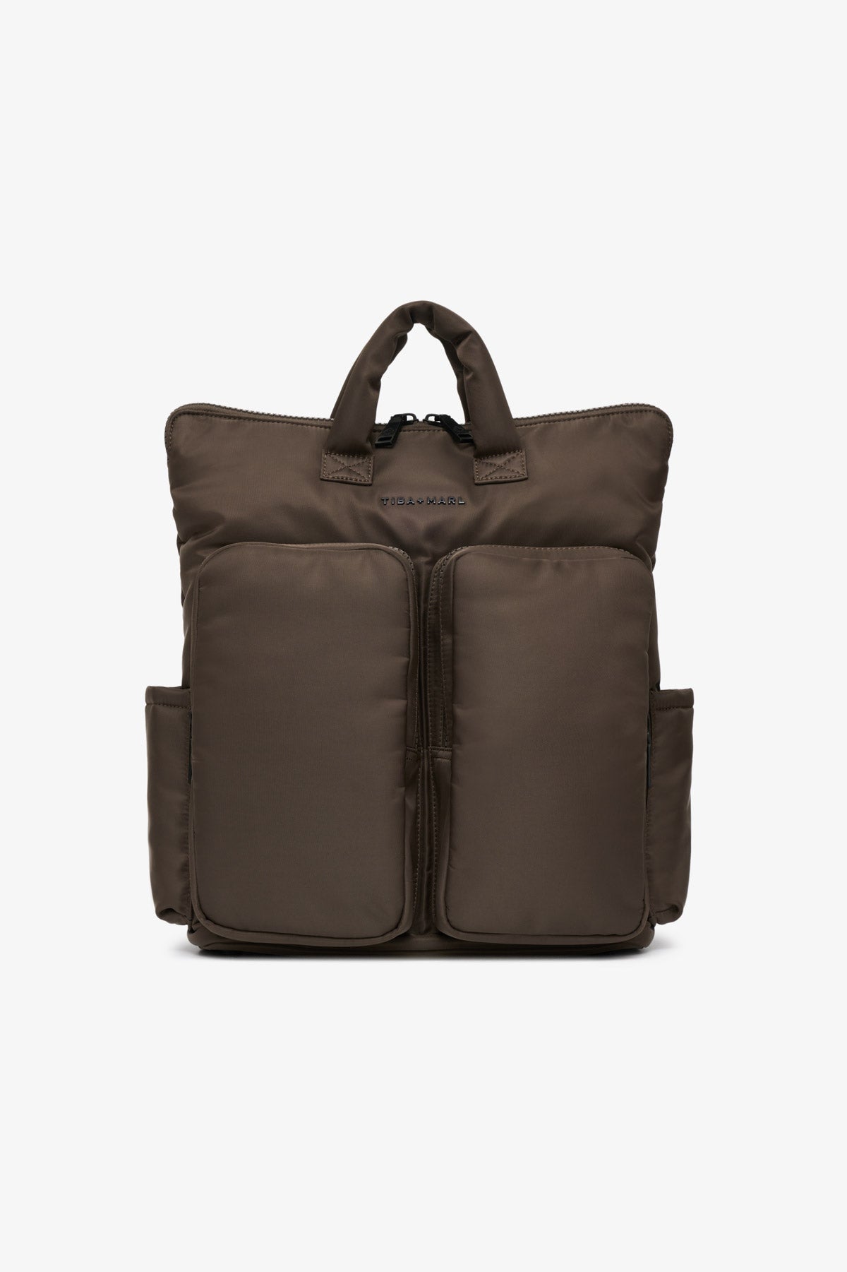 Ozzy Changing Tote / Backpack Chocolate Nylon