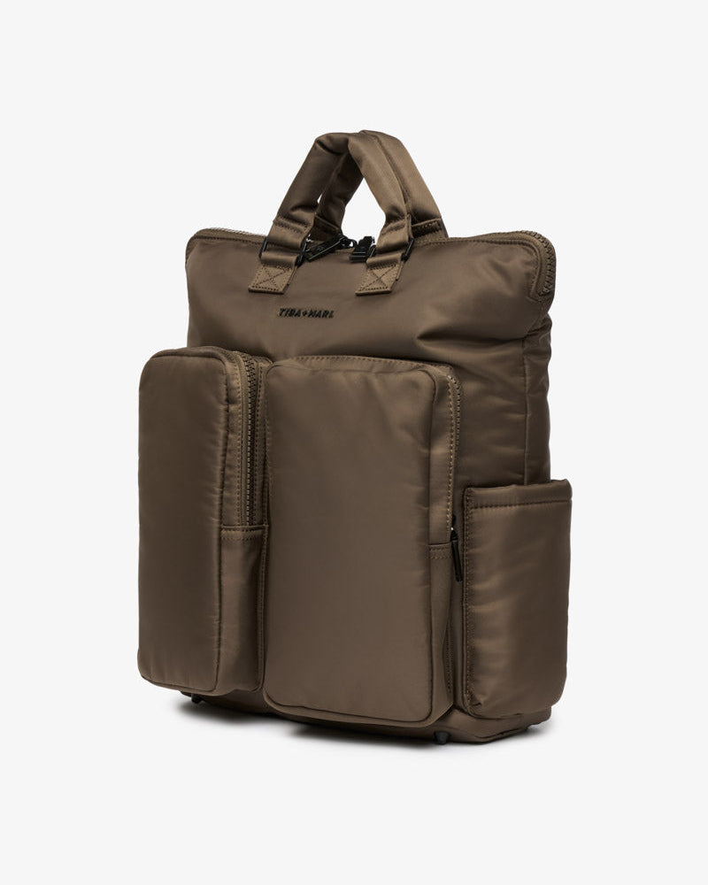 Ozzy Changing Tote / Backpack 2.0 Chocolate